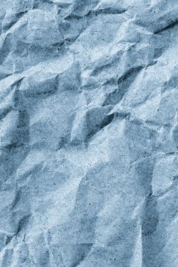 Mavi geri dönüşüm Kraft kağıt buruşuk doku