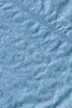 Mavi geri dönüşüm Kraft kağıt torba buruşuk Grunge doku detay