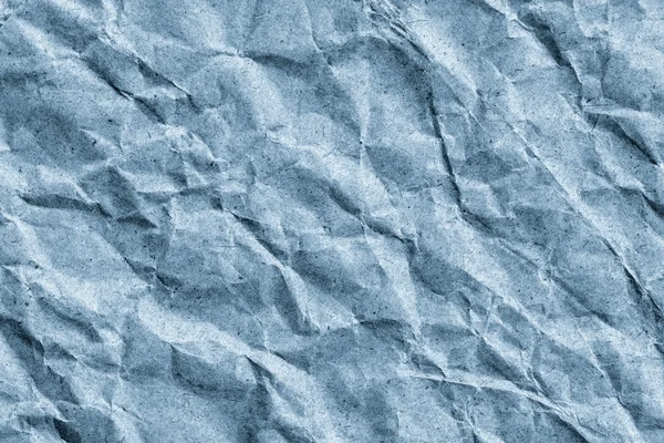 Mavi geri dönüşüm Kraft kağıt torba buruşuk Grunge doku detay