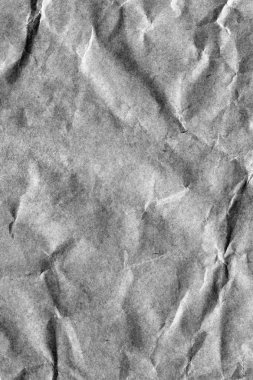 Gri geri dönüşüm Kraft kağıt torba buruşuk Grunge doku detay