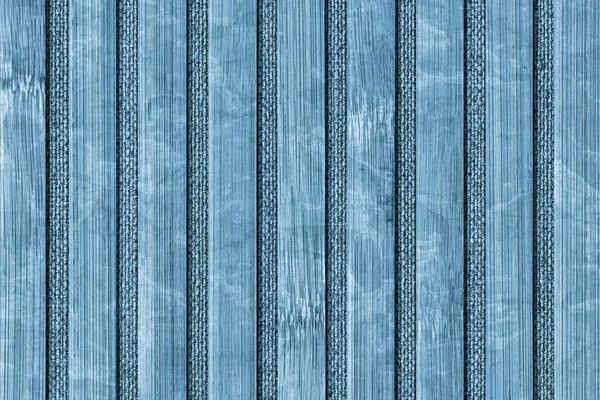 竹ランチョン マット漂白ブルーのステンド グラス、まだらにされたグランジ テクスチャ — ストック写真