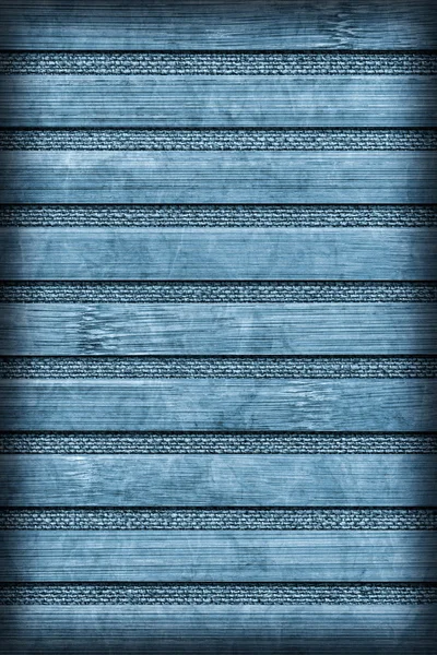 Коврик Bamboo Place отбелен синим цветом и покрыт вигвальной текстурой — стоковое фото