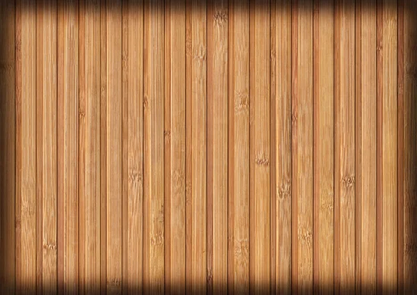 Bambusové rohože místo přírodní okr bělené a strakaté Vignette Grunge textury — Stock fotografie
