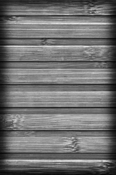 Bambù Place Mat sbiancato e screziato grigio scuro Vignette Grunge Texture — Foto Stock