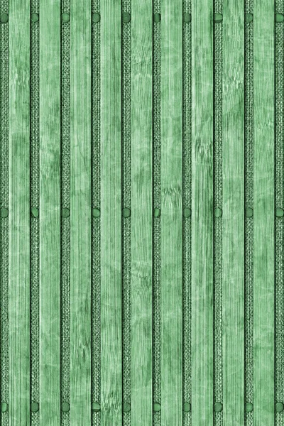 Коврик из бамбука отбелен и покрыт зеленой текстурой — стоковое фото