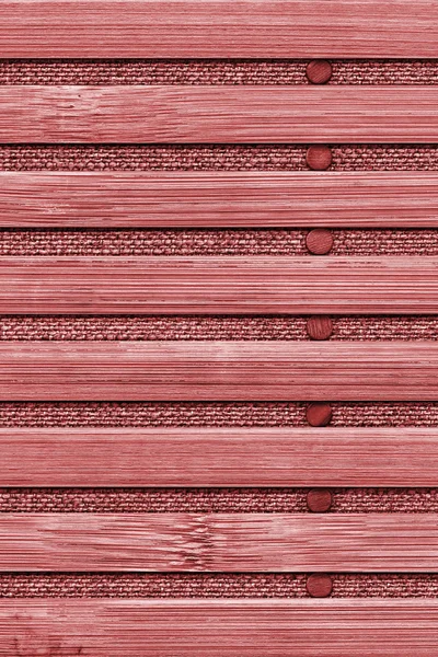 ---------- Bambù Place Mat sbiancato e macchiato rosso screziato Grunge Texture — Foto Stock
