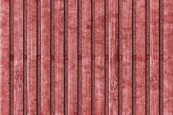 Bambu yer minderi ağartılmış ve kırmızı benekli Grunge doku lekeli — Stok fotoğraf