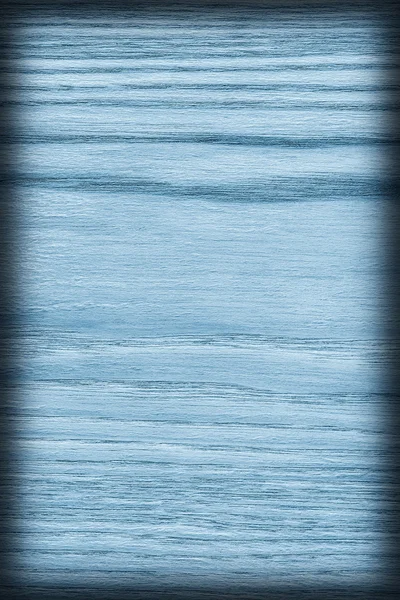 Doğal meşe ahşap ağartılmış ve toz mavi Vignette Grunge doku örneği lekeli — Stok fotoğraf