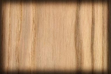 Doğal meşe ahşap okra Vignette Grunge doku örneği