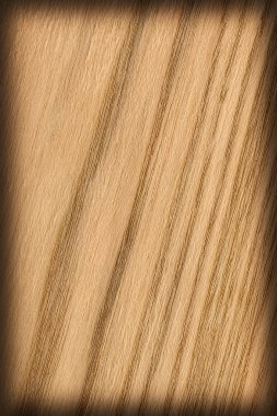 Doğal meşe ahşap okra Vignette Grunge doku örneği