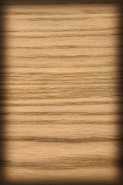 天然橡木木材赭石 Vignette Grunge 纹理样本 — 图库照片