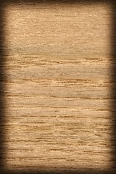 Campione di texture Grunge in legno di quercia naturale ocra Vignetta — Foto Stock