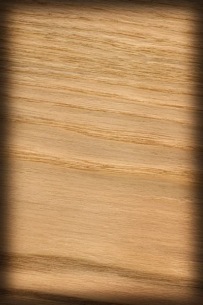 Campione di texture Grunge in legno di quercia naturale ocra Vignetta — Foto Stock