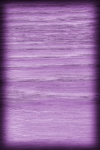 Natural Oak Wood Bleached and Stained Purple Vignette Grunge Texture Sample — Stock Photo, Image