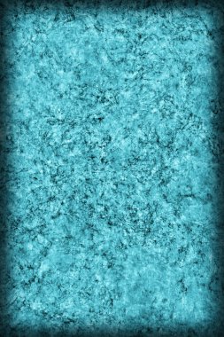 Cork kiremit ağartılmış ve camgöbeği mavi kaba Vignette Grunge doku lekeli