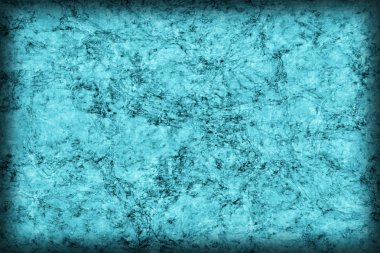 Cork kiremit ağartılmış ve camgöbeği mavi kaba Vignette Grunge doku lekeli