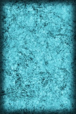 Cork kiremit ağartılmış ve camgöbeği mavi kaba Vignette Grunge doku lekeli