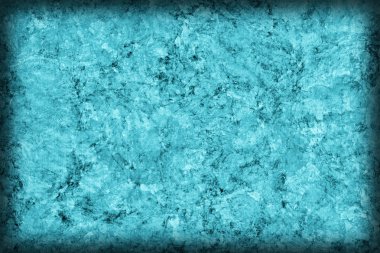 Cork kiremit ağartılmış ve camgöbeği mavi kaba Vignette Grunge doku lekeli