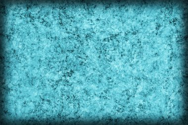 Cork kiremit ağartılmış ve camgöbeği mavi kaba Vignette Grunge doku lekeli
