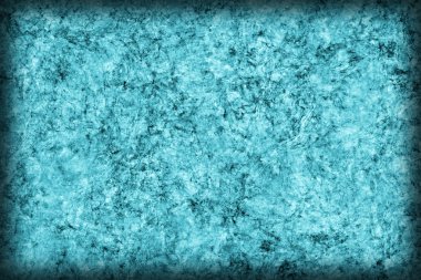 Cork kiremit ağartılmış ve camgöbeği mavi kaba Vignette Grunge doku lekeli
