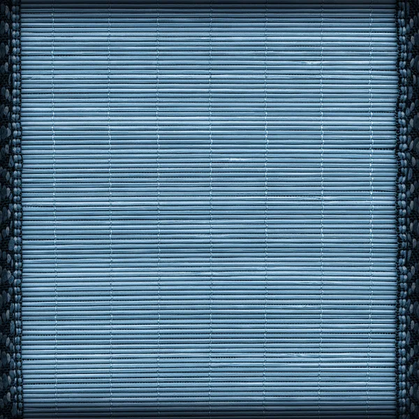 Szalma tányéralátét fehérített és festett kék matrica Grunge textúra minta — Stock Fotó