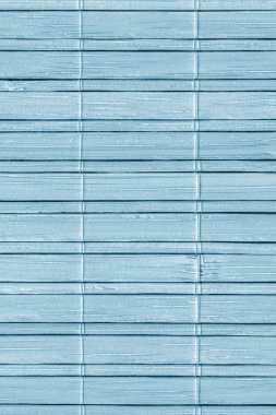 Bambu hasır ağartılmış ve lekeli soluk toz mavi Grunge doku örneği