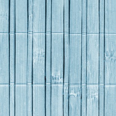 Bambu hasır ağartılmış ve lekeli soluk toz mavi Grunge doku örneği