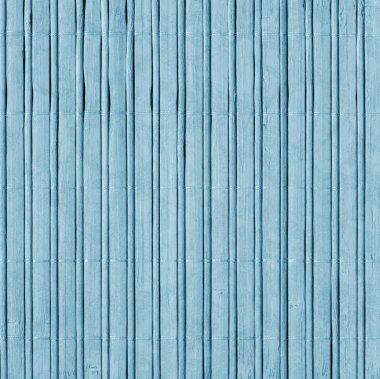 Bambu hasır ağartılmış ve lekeli soluk toz mavi Grunge doku örneği