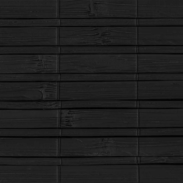 Bambusmatte gebleicht und schwarz gefärbt Grunge Textur Probe — Stockfoto