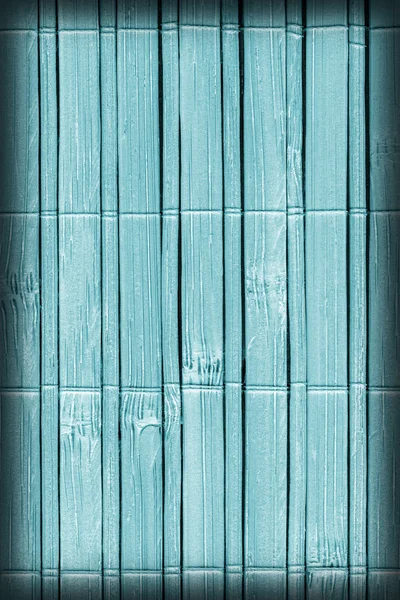 Bambu hasır ağartılmış ve lekeli soluk mavi Vignette Grunge doku örneği — Stok fotoğraf