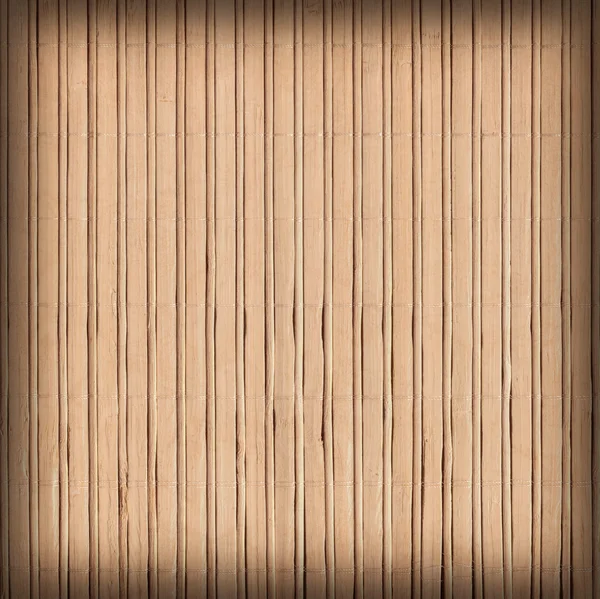 Tappetino di bambù naturale beige Vignette Grunge Texture Campione — Foto Stock