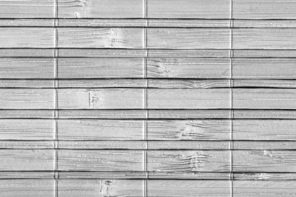 Tappetino di bambù sbiancato e colorato grigio Grunge Texture Campione — Foto Stock