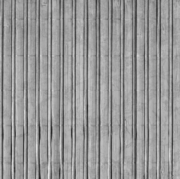 Tappetino di bambù sbiancato e colorato grigio Grunge Texture Campione — Foto Stock