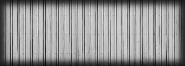 Tappetino di bambù sbiancato e colorato grigio Vignetta Grunge Texture Campione — Foto Stock