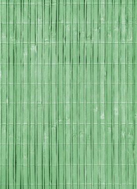 Bambu hasır ağartılmış ve lekeli soluk yeşil Grunge doku örneği