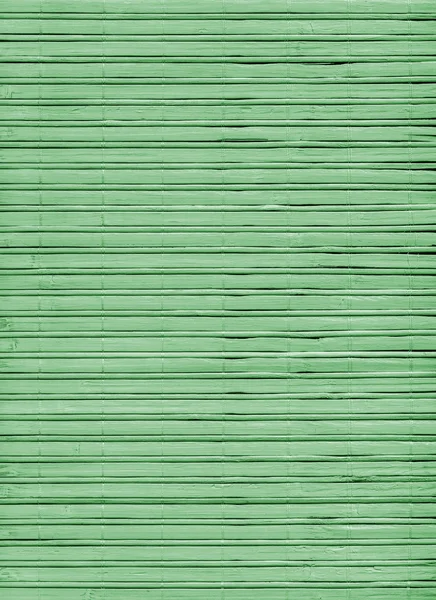 Tapis de bambou blanchi et teint échantillon de texture grunge vert pâle — Photo
