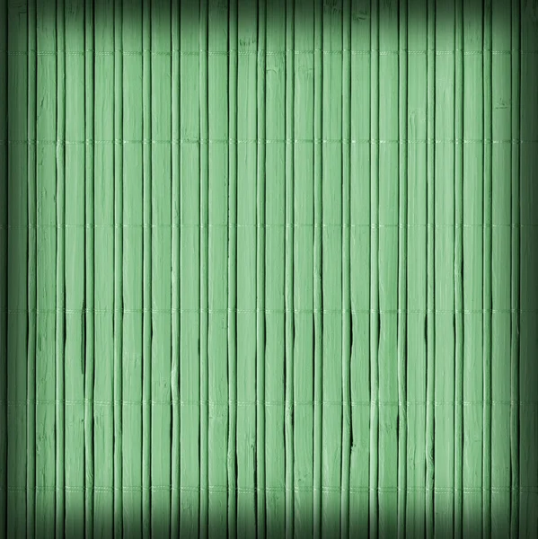 Bamboo Mat Bleached and Stained Pale Green Grunge Texture Sample — Stock Photo, Image