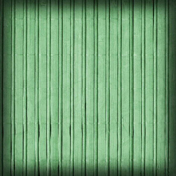 Bambu hasır ağartılmış ve lekeli soluk yeşil Grunge doku örneği — Stok fotoğraf