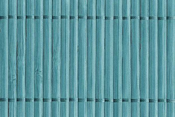 Бамбуковый коврик отбелен и обработан образцом текстуры синего цвета — стоковое фото
