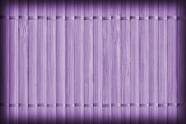 Bamboo Mat Handiwork Bleached and Stained Purple Vignette Grunge Texture Sample — Stock Photo, Image