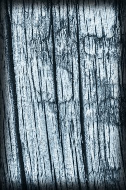 Eski mavi Vignette Grunge yüzey doku detay lekeli kırık kare ahşap baba yıpranmış