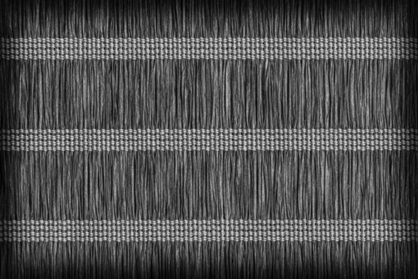 Papel pergaminho Plaited Place Mat cinza escuro manchado vinheta Grunge textura amostra — Fotografia de Stock