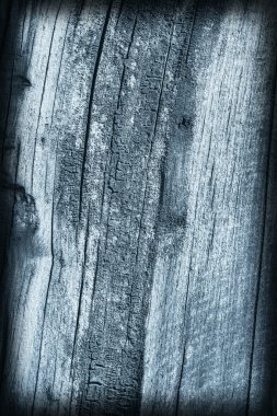 Kırık çürük ahşap mavi Vignette Grunge doku dokuma eski yıpranmış