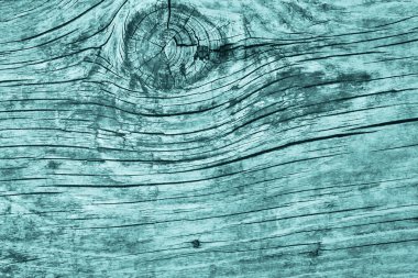 Eski yıpranmış kırık çürük ahşap ağartılmış ve camgöbeği Grunge doku lekeli