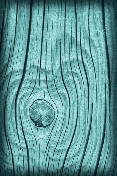 Παλιά κόμπους ξεπερασμένο ραγισμένα σάπιο ξύλο χρωματισμένο κυανό βινιέτα Grunge υφή — Φωτογραφία Αρχείου