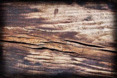 Bitümlü Vignette yüzey doku çürümüş yıpranmış eski ahşap baba kırık