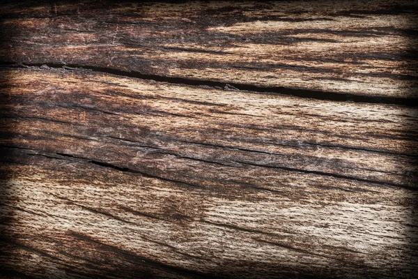 Velho quadrado madeira Bollard resistente podre rachado betuminoso vinheta Grunge textura de superfície — Fotografia de Stock