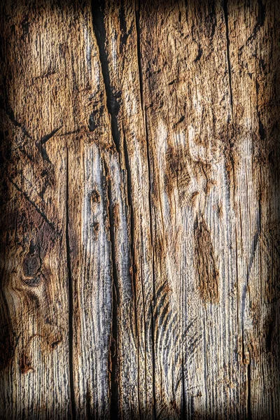 旧广场木材柱式风化烂裂沥青 Grunge 表面纹理 — 图库照片