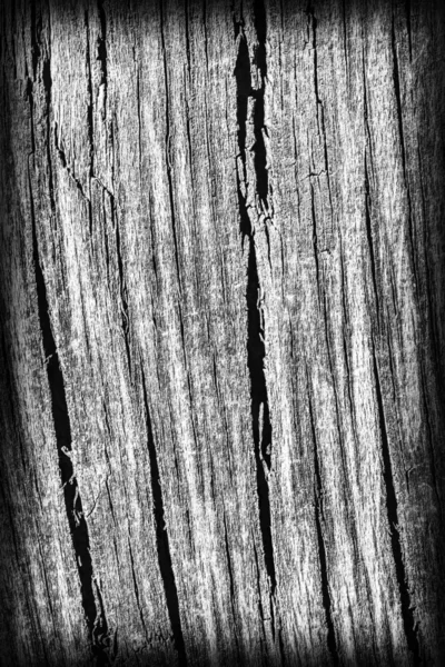 Old Weathered Wood Bleached and Stained Gray Vignette Grunge Texture — Stock Photo, Image