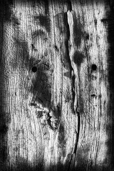 Gamla väderbitna trä blekta och missfärgade grå vinjetten Grunge konsistens — Stockfoto